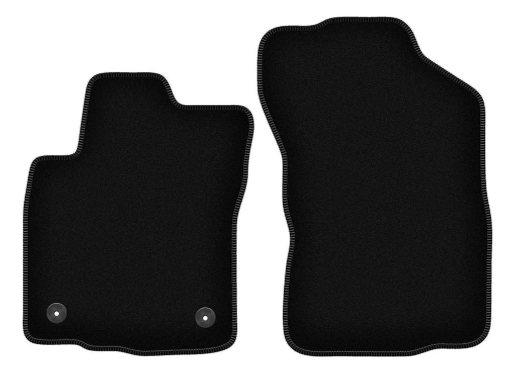 BASIC front velour floor mats for: Toyota Hilux VIII pickup (2015-)