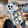 Чехол для телефона Genshin Impact для iPhone 11 12 13 14 15 16 Pro Max Plus Mini 7 8 SE X XS XR Прозрачный Мягкий Силиконовый Чехол-крышка Сяо Кли