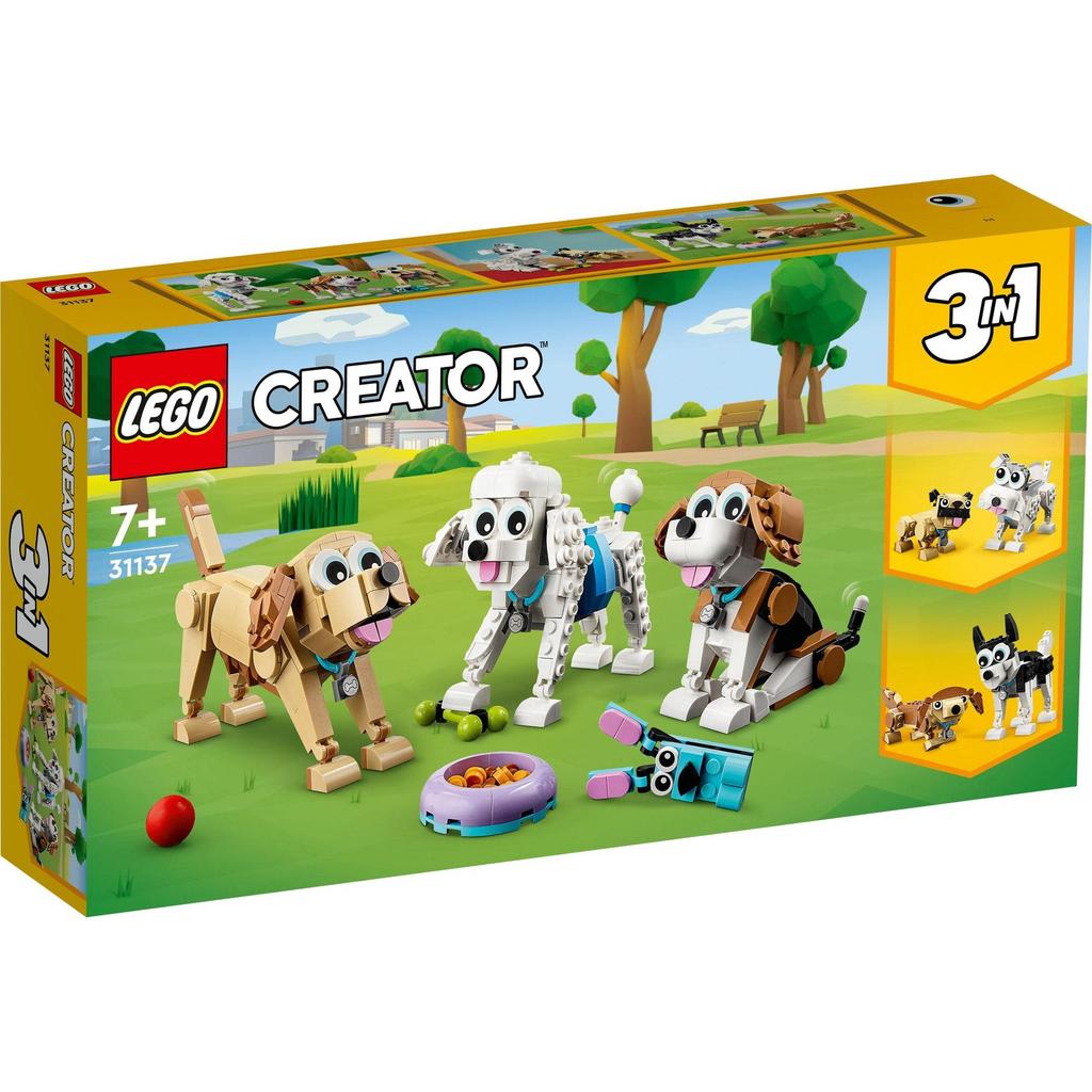 LEGO Creator Cute Dogs 31137 Toy Block Present Animal Boys Girls Ages 7+