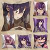 DDLC Аниме Девушка YYuri Подушка Подарок Домашний Офис Декор Спальня Диван Автомобильная Подушка Чехол