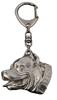 Питбуль, Американский питбультерьер, Питбультерьер, APBT - посеребренный брелок для ключей с собакой, украшение на сумочку, подвеска на рюкзак от бренда Art-Dog