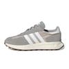Adidas Originals RETROPY Slip Resistant Abrasion Resistant Low top Running Shoes Unisex Gray Brown Silver Q47101(Team80-S-BOX)