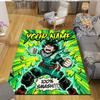 Custom Name,Izuku Midoriy Home Sofa Decoration for Living Room & Bedroom, Non‑Slip Play Flannel Floor Mat for Game Room