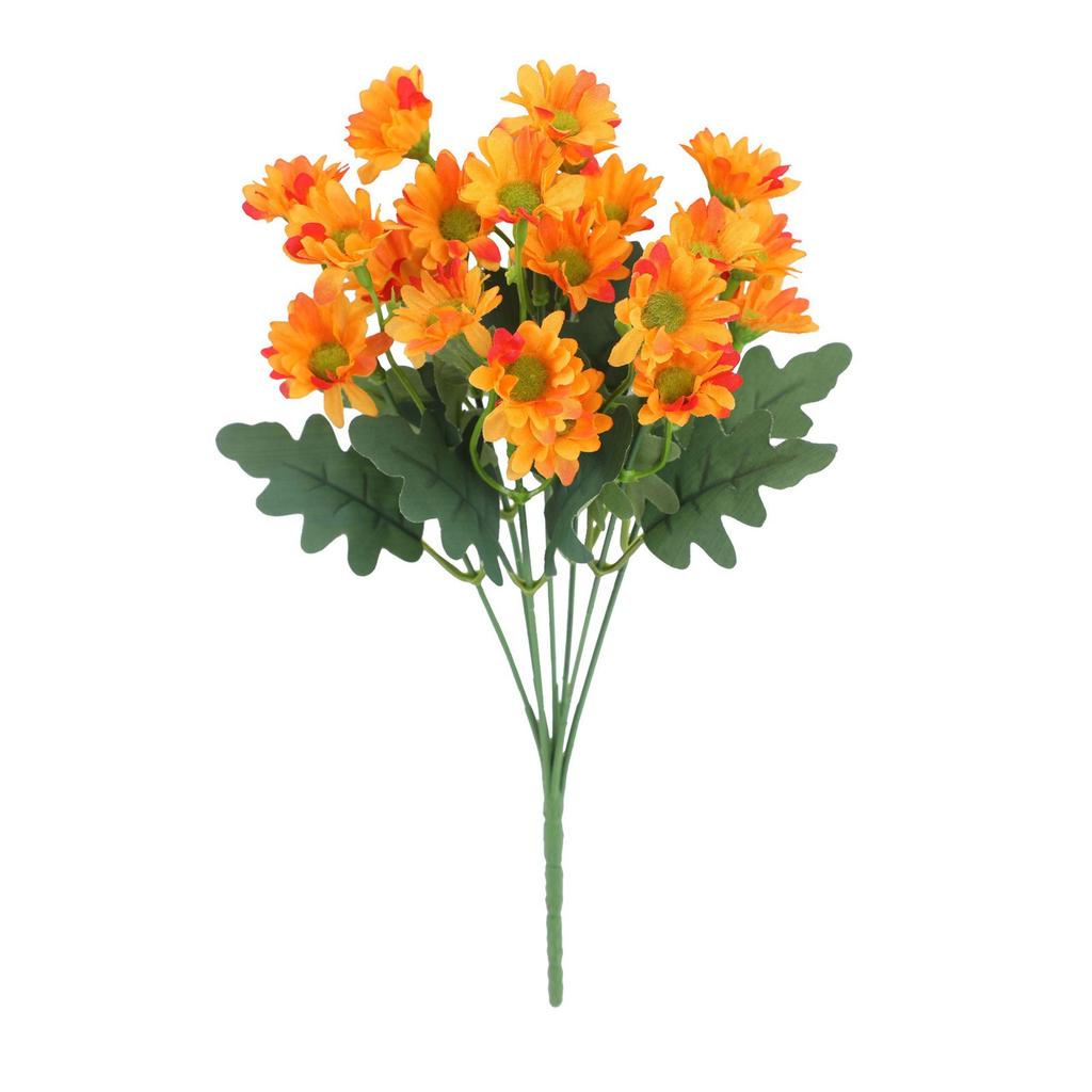 Веселые Декоративные Хризантемы, Искусственные Хризантемы Заката, Искусственные Уличные Цветы Хризантемы Заката - Устойчивые к УФ-лучам, Водонепроницаемые, Ветроустойчивые, Искусственный Осенний Цветок