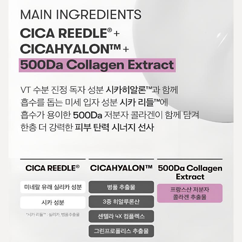 VT Reedle Shot® Collagen Cream (50ml + 3 Mini Pouches)