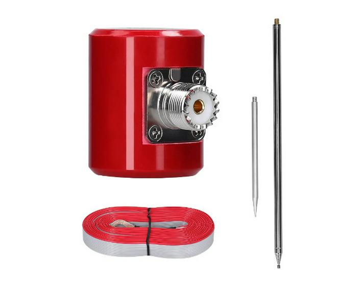 QRP 5M 16.4FT 300W КВ Антенна, 14M-30MHz, 1/4 Длины волны, Нержавеющая сталь для радио USDX.