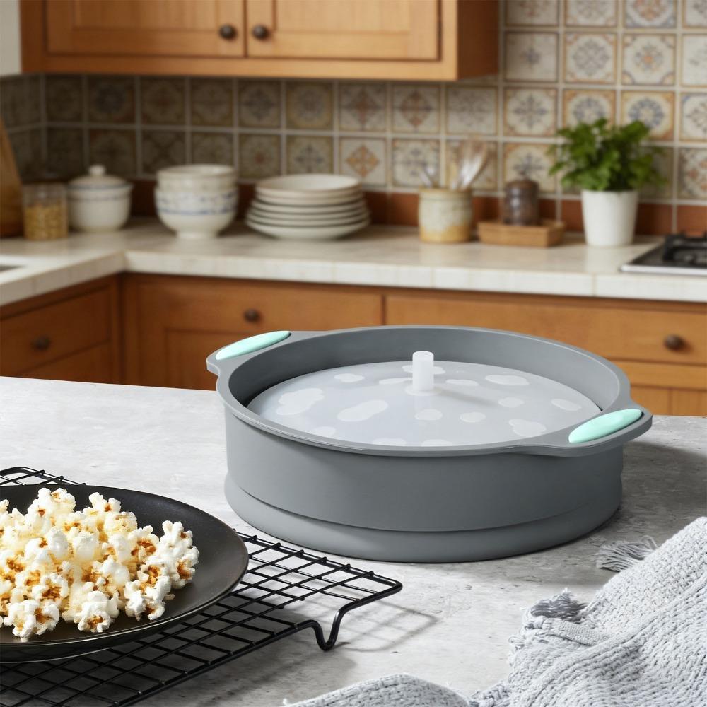 Oil Draining Microwave Popcorn Maker Silicone Air Fryer Baking Tray Baking Tray Oven Air Fryer