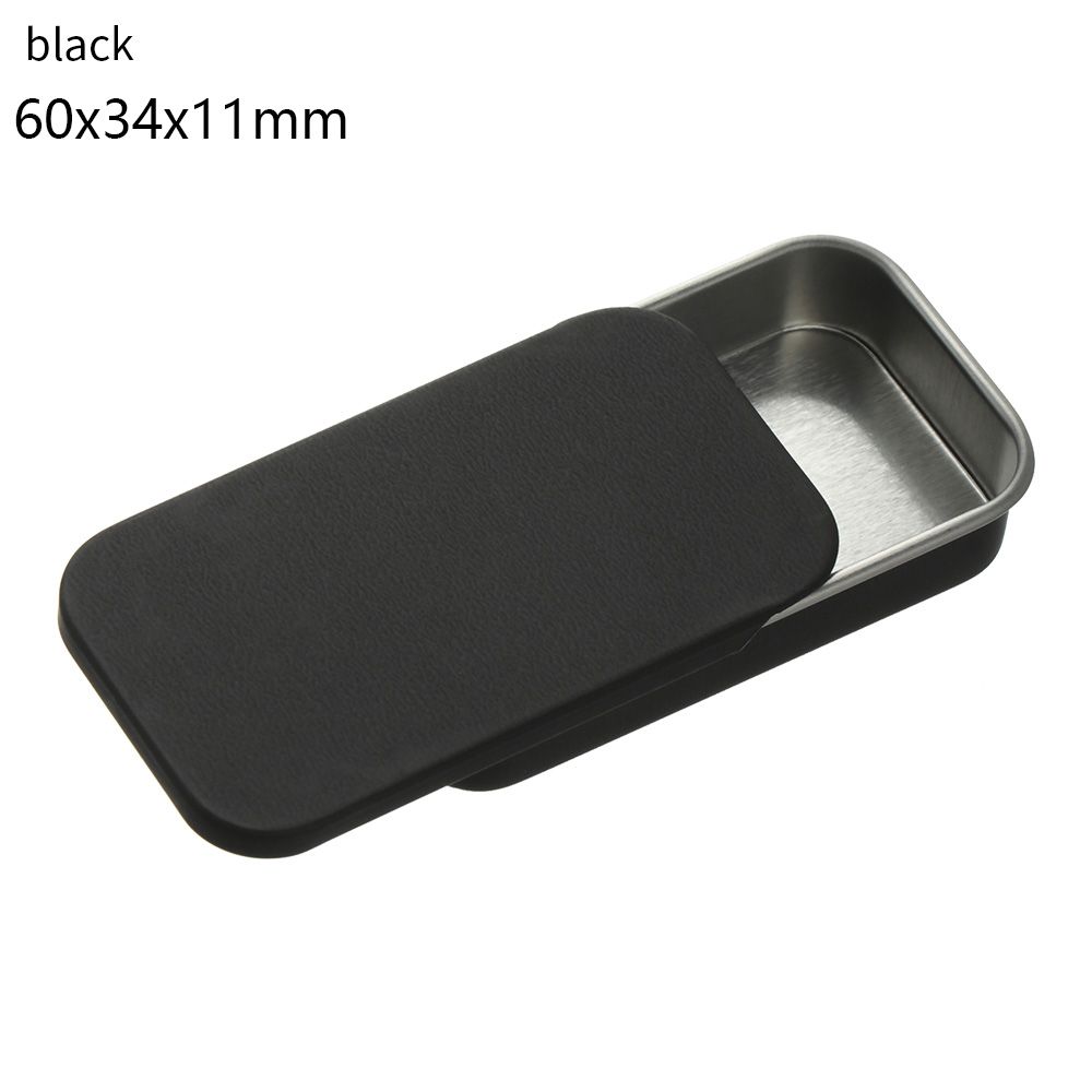 Rectangular Mini Wedding Home Organizer Container Storage Box Iron Box Empty Tins Pill Cases