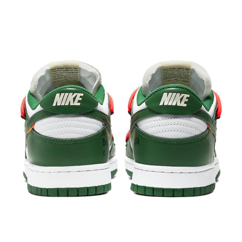 Nike Dunk Low Off White Pine Green Кеды для скейтбординга Кроссовки CT0856-100