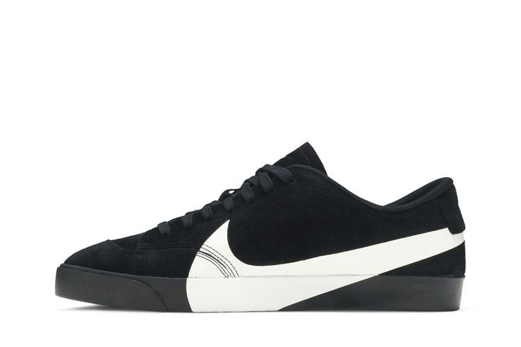 Женские кроссовки Nike Blazer City Low LX Черно-белые (Женский) Черный/Бело-Черный