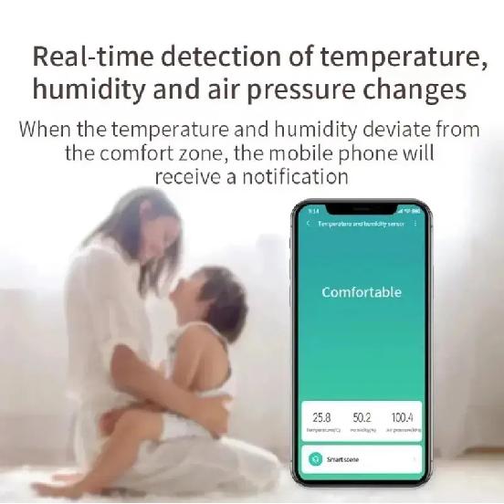 Aqara Smart Air Pressure Temperature Humidity Environment Aqara Sensor Work For Xiaomi Home Android IOS APP Control Homekit