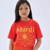 [mardimercredi] Детская футболка Flowermardi Оранжевый Мандарин