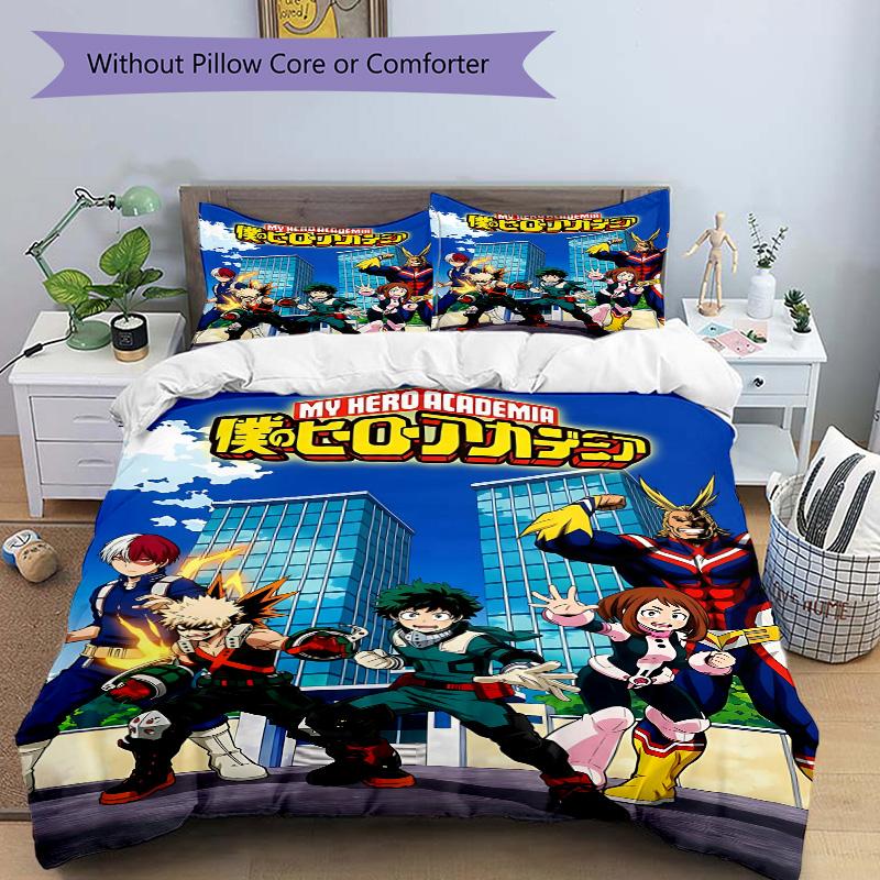 Heroic Adventures Print 3Pcs Bedding Setduvet Cover With 2 Bedropillowcase Home Birthday Gift