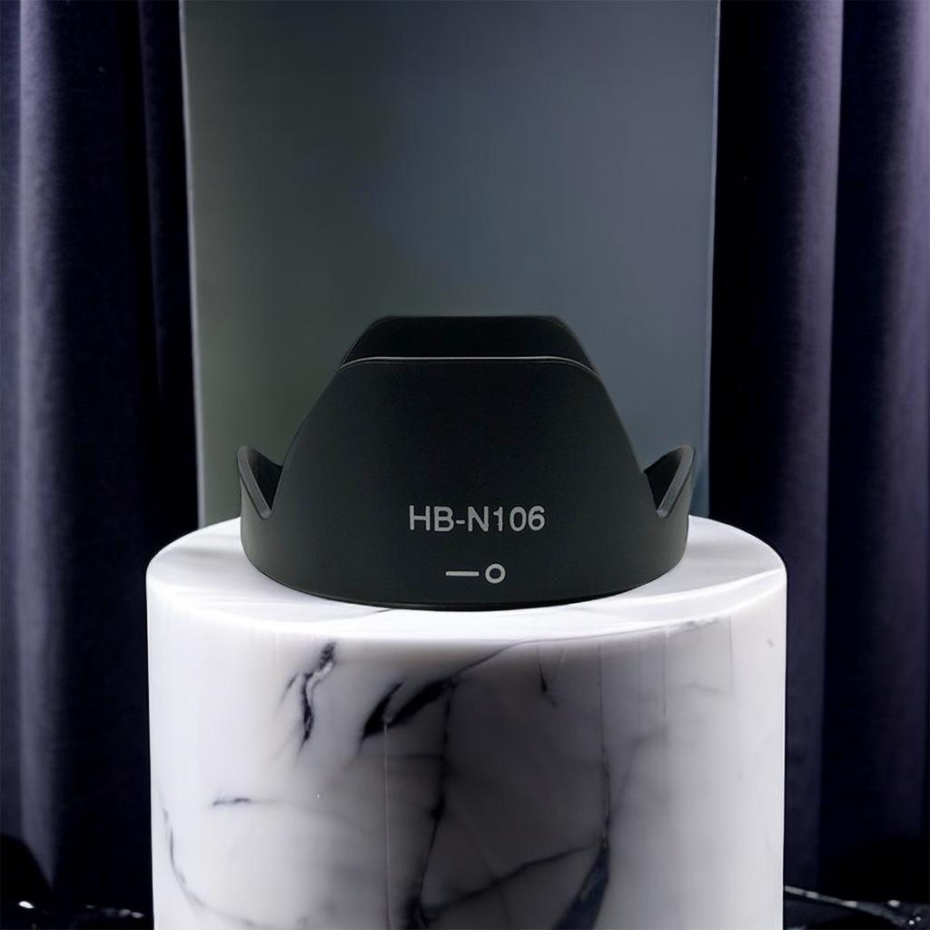 HB-N106 Lens Hood for DSLR Cameras Lens Cap Cover for AF-P DX- 18-55mm f/3.5-5.6G Lens Camera Lens Adapter