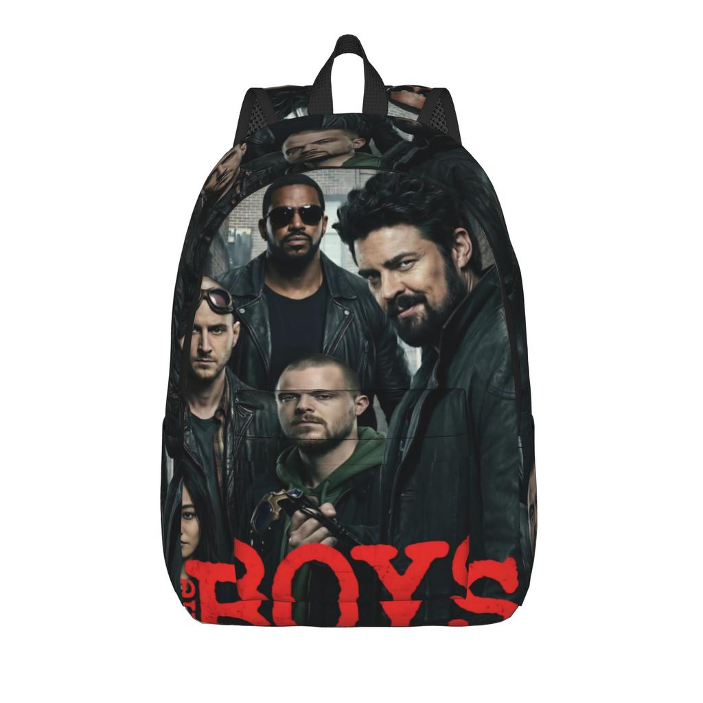 Модный рюкзак B-Boys TV Series, легкий, для студентов, походов, путешествий, повседневный, для мужчин и женщин, для ноутбука, холщовые сумки
