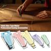5Pcs Bias Tape Maker 6/9/12/18/25MM 5 Sizes Bias Binding Tape Making Tool Portable Professional DIY Fabric Quilting Sewing Accessories