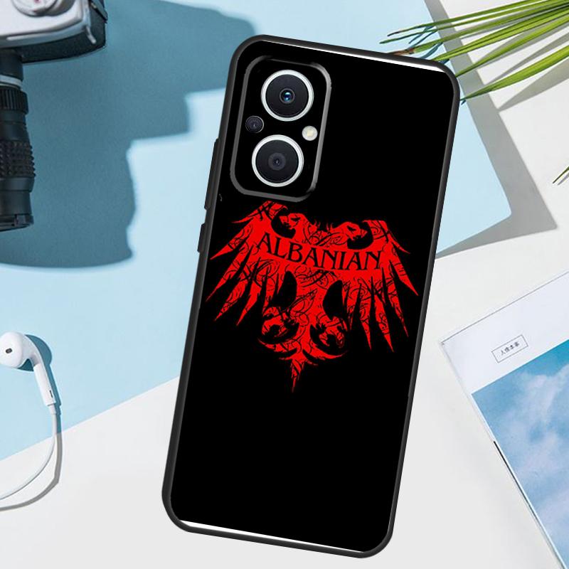 Чехол-обложка с орлом флага Албании для OPPO Reno 14 F 13 12 11 10 Pro 11F 12F 13F 7 8 Lite Чехол для OPPO Find X9 X8 X6 X5 Pro