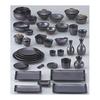 Подставка для палочек Yamasita Craft из железного песка, 2x7x1,3 см, 52288-418, Профессиональная посуда для японских ресторанов, Ручная работа, керамическое изделие для стола
