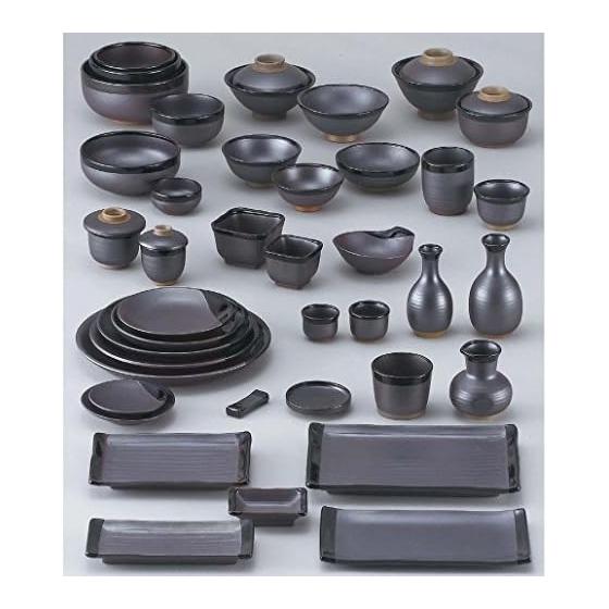 Подставка для палочек Yamasita Craft из железного песка, 2x7x1,3 см, 52288-418, Профессиональная посуда для японских ресторанов, Ручная работа, керамическое изделие для стола