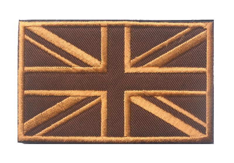 Haike UK Наклейка-патч на ткань Нарукавная повязка: Прочная вышитая велкро-этикетка-флаг