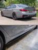 Совместимый комплект переднего и заднего спойлеров для нового BMW 5 серии (525/530Li) - Модификационный комплект Черного Воина MP.
