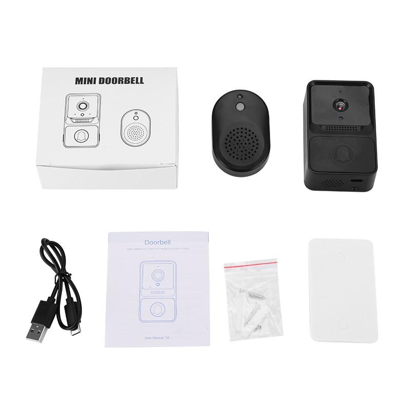 Умный беспроводной видео дверной звонок, цифровой визуальный домофон, WI-FI дверной звонок, водонепроницаемая электронная камера безопасности для швейцара