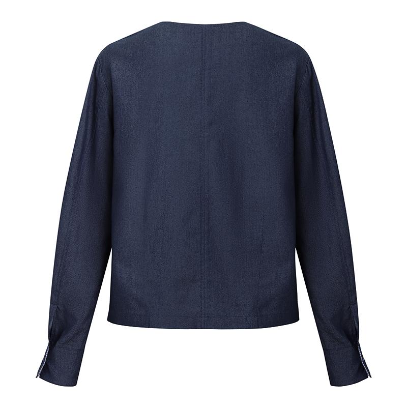 ZANZEA Women Casual Round Neck Loose Long Sleeve Solid Blouse