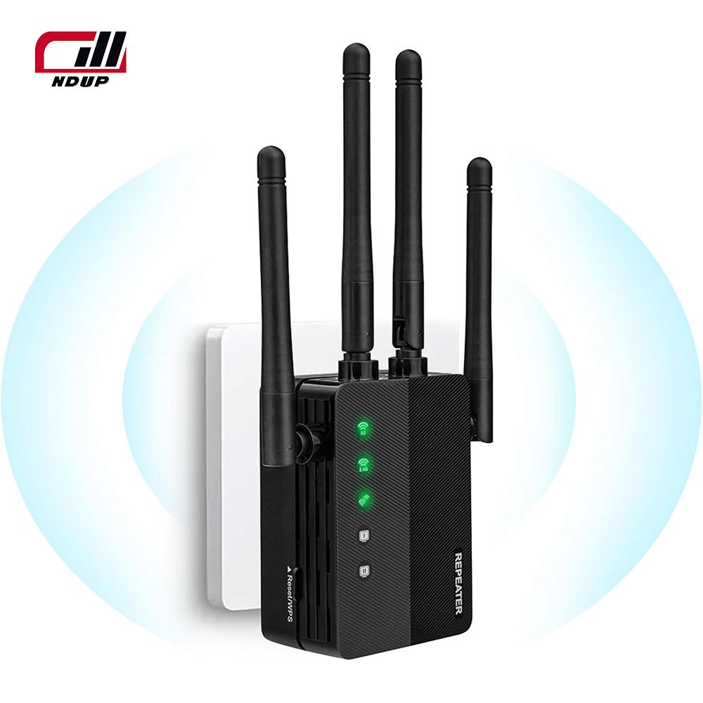 Новейший усилитель сигнала WiFi NDUP на 1200 Мбит/с – покрытие до 9500 кв.м.. футов, повторитель с портом WAN/LAN, идеально подходит для домашнего использования!