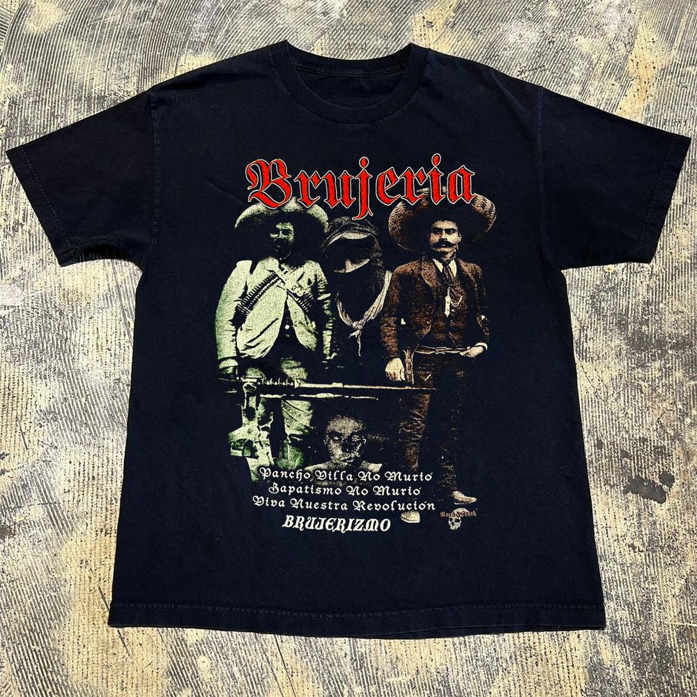 Коллекция Brujeria Группа Brujerizmo Альбом Футболка с коротким рукавом Мужская Унисекс Футболка