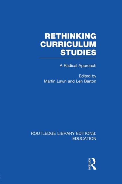 The Rethinking Curriculum Studies Book