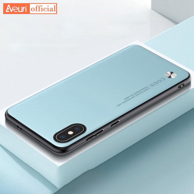 Роскошный чехол из искусственной кожи для iPhone X XS Задняя крышка Силиконовый противоударный Полная защита Чехол для телефона для iPhone X S iPhoneX iPhoneXS