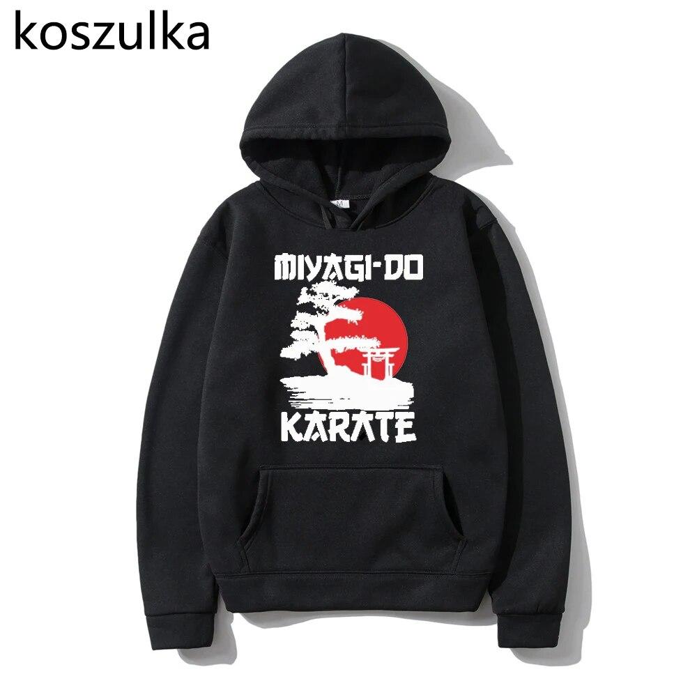 Толстовки унисекс Miyagi Do Karate, новые весенне-осенние толстовки, женские повседневные толстовки унисекс в японском стиле, уличная одежда, топ, толстовки с капюшоном в стиле аниме-каратэ
