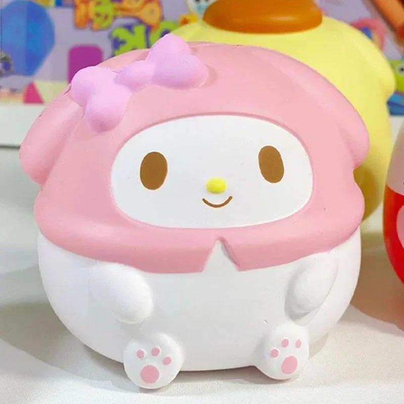 @Kuromi Hello Kitty Таблетки от стресса Сквиши Аниме Мультфильм Бесплатные Вещи для Мальчиков Девочек Детей Карманный Толкалка Сжималка Игрушки-Антистресс Подарок