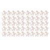 50Pcs Pentagram Paperclips Electroplating Process Fadeless Cute Shaped Mini Rose Gold Paper Clips