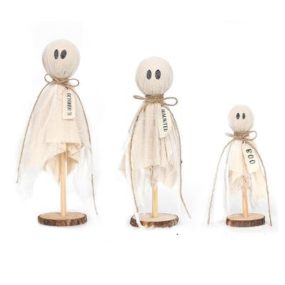Призрачный деревянный стенд Crafts Home Ambience Decorations Жуткий деревянный декор для внутреннего торгового центра