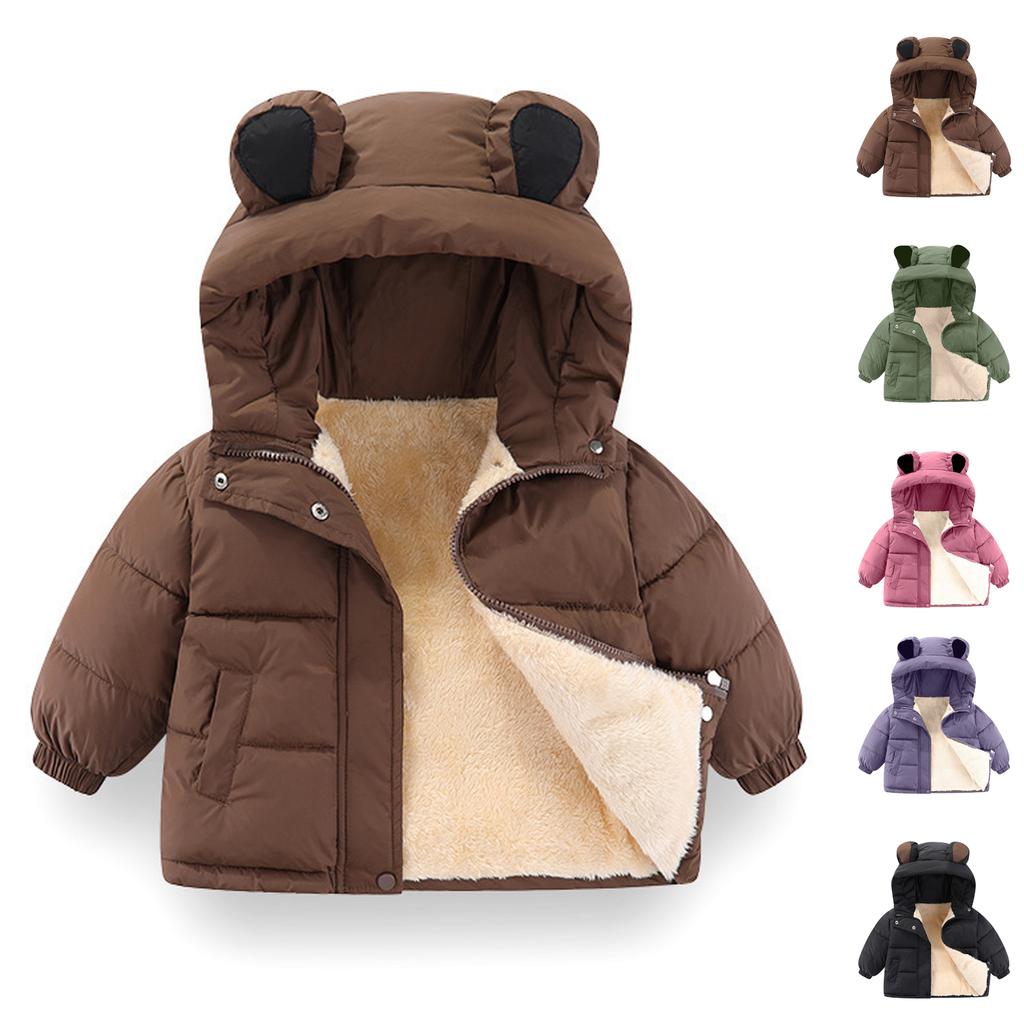 Children's Fashionable Casual Hooded Down Jacket