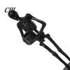 Indoor Outdoor Festive Decor Gothic Candle Holder, Spooky Skeleton/Skeleton Hand Taper Resin Skeleton Holder Candlestick Decoration for Halloween
