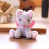 Cat Plush Bowknot Doll Pendant With Soft Material For Kids Room Decor And Gifts