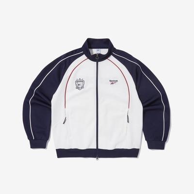 Унисекс Color Point Premier Трикотажная спортивная кофта Белый Синий Reju6ez25n2
