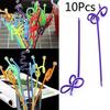Bar Accessories Acrylic Tea Juice Stirring Rod Swirl Swizzle Sticks 10pcs