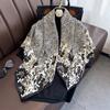 Floral Printed Square Scarf For Women Spring Summer Versatile Neck Wear