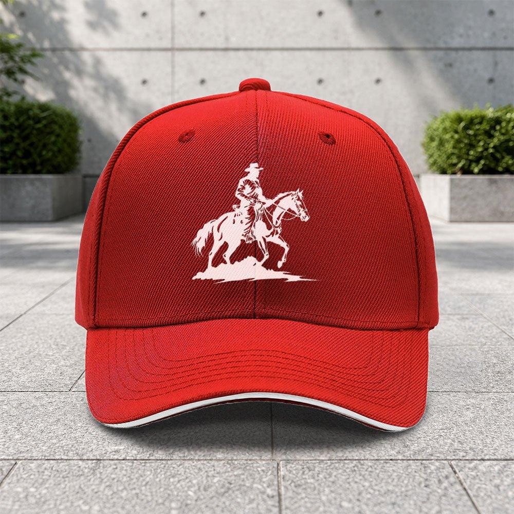 1pc Western Cowboy Baseball Cap Adjustable Duckbill Hat Suitable For Outdoor Sports Cycling Music Festivals Gifts Lightwei