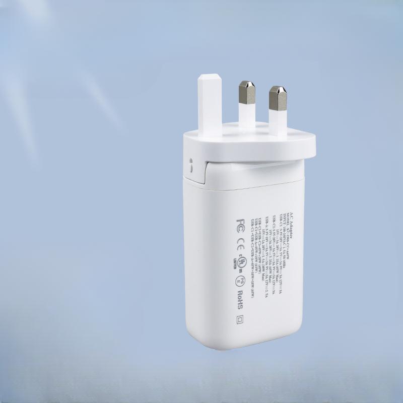 Ноутбук Мобильный Телефон Power Bank Универсальное Зарядное Устройство Многопортовая Зарядная Головка PD65W Быстрая Зарядка