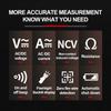 Aneng Умный цифровой мультиметр M107, 4000 отсчетов, универсальный портативный многофункциональный тестер NCV