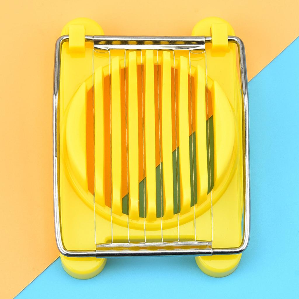 Пластиковый резак для яиц с одной головкой, бытовой многоцелевой инструмент для резки яиц двойного назначения