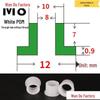 T-Shaped Nylon Insulating Bushing Spacer for M3-M35 Threads