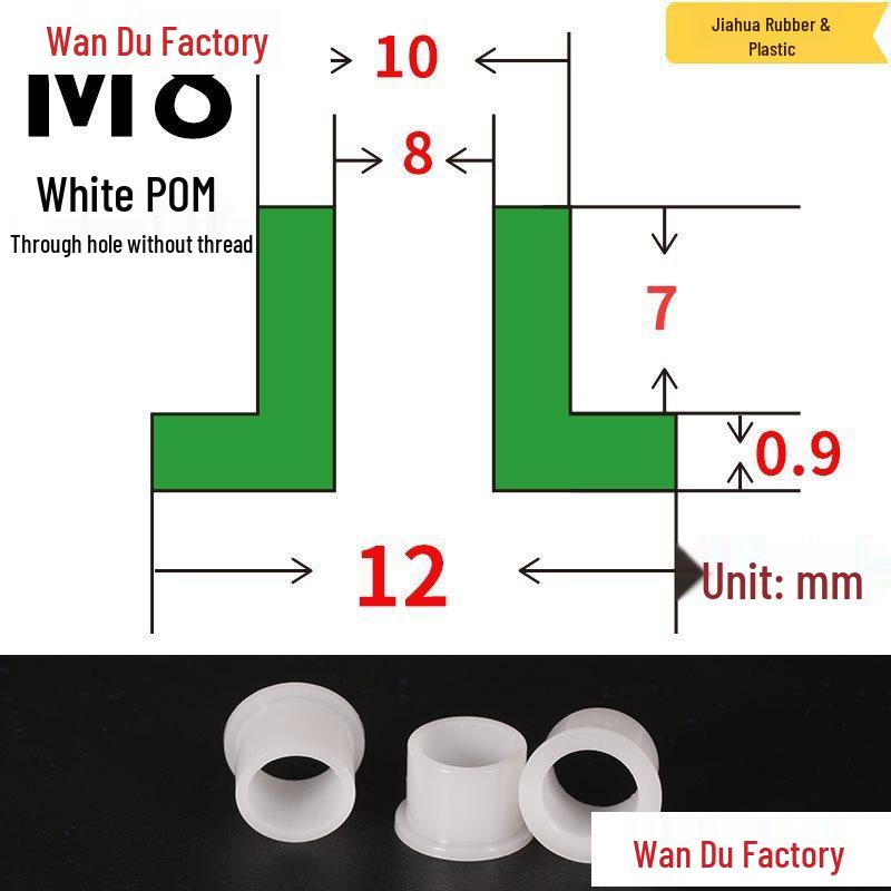 T-Shaped Nylon Insulating Bushing Spacer for M3-M35 Threads
