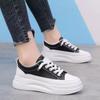 Little White Shoes Women's 2024 Spring New Popular Single Shoes Versatile Platform Casual Women's Shoes Student Internet Celebrity Sports Shoes