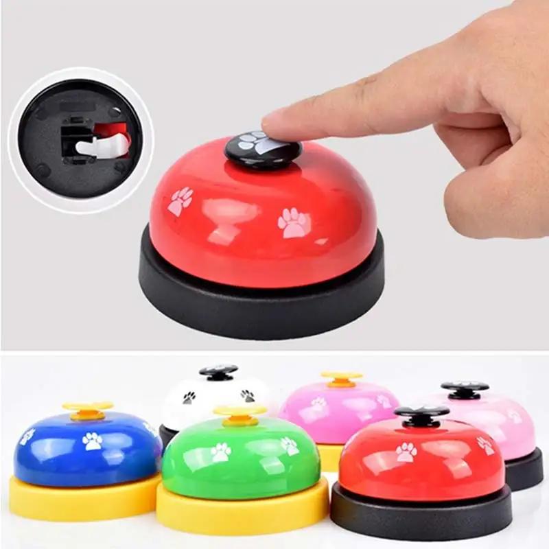 Pet Call Bell Dog Toys IQ Training Dog Cat Feeding Ringer Educational Pets Toys Interactive Bell Eating Food Feeder Pet Supplies