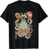 Japanese Demon Face Mask Oni Otaku Devil Vaporwave T-Shirt